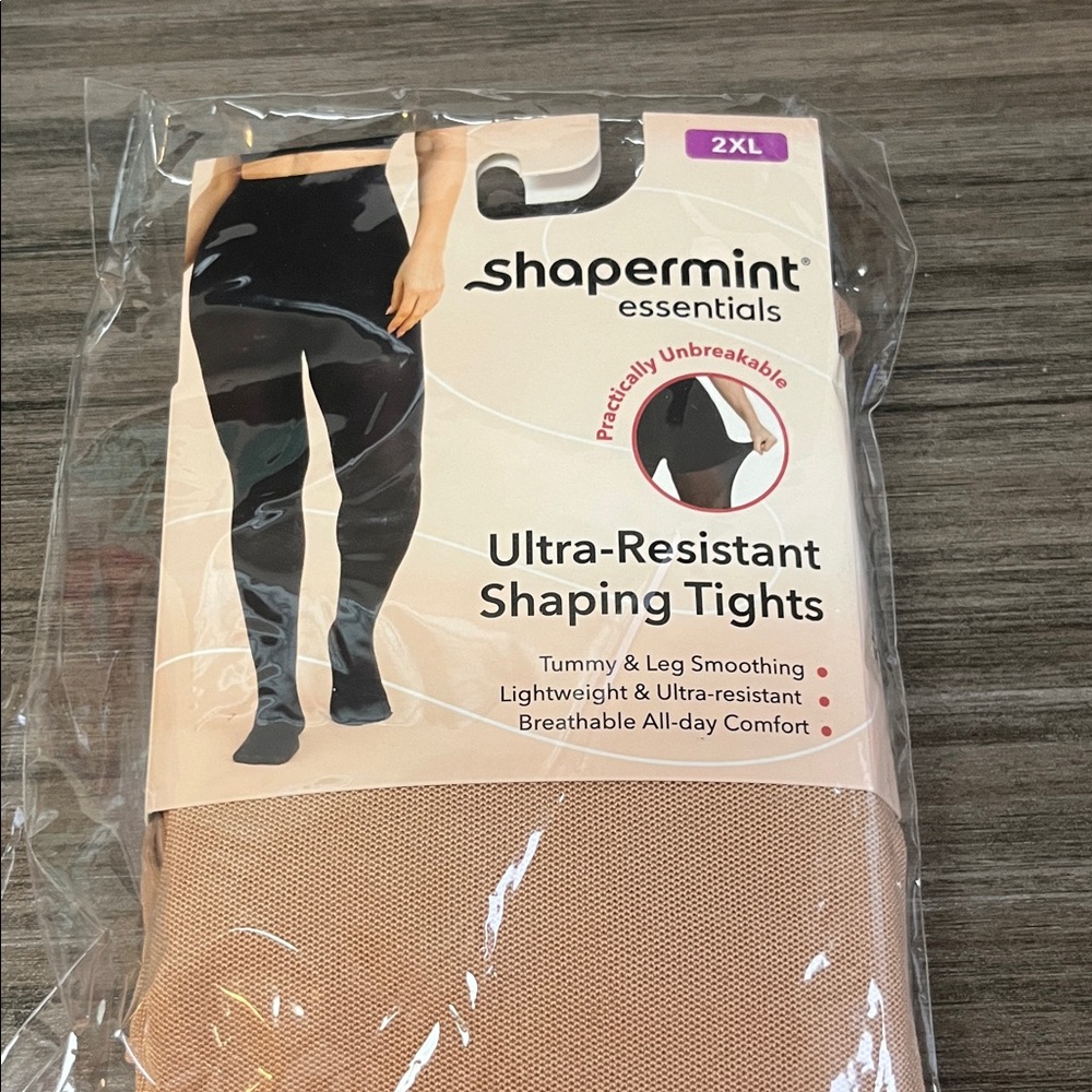 Shapermint Essentials Beige Shaping Tights